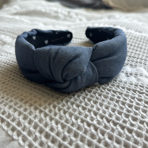 Lele Sadoughi - Woven Headband, Navy, Never Worn (NW) main image 4